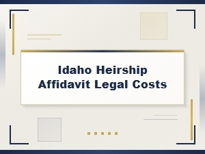 Idaho Heirship Affidavit Filing Fees and Costs